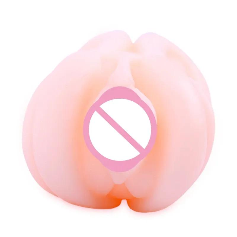 15cm Male Masturbator Real Pussy Vaginal for Men Glans Sucking Penis Sucker Cock Exerciser Erotic Products Sex Toys Adults 18+