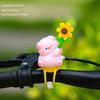 Bike Handlebar Decorations Exquisite Weatherproof PVC Ornaments for Touring Bikes Road Trip Decor