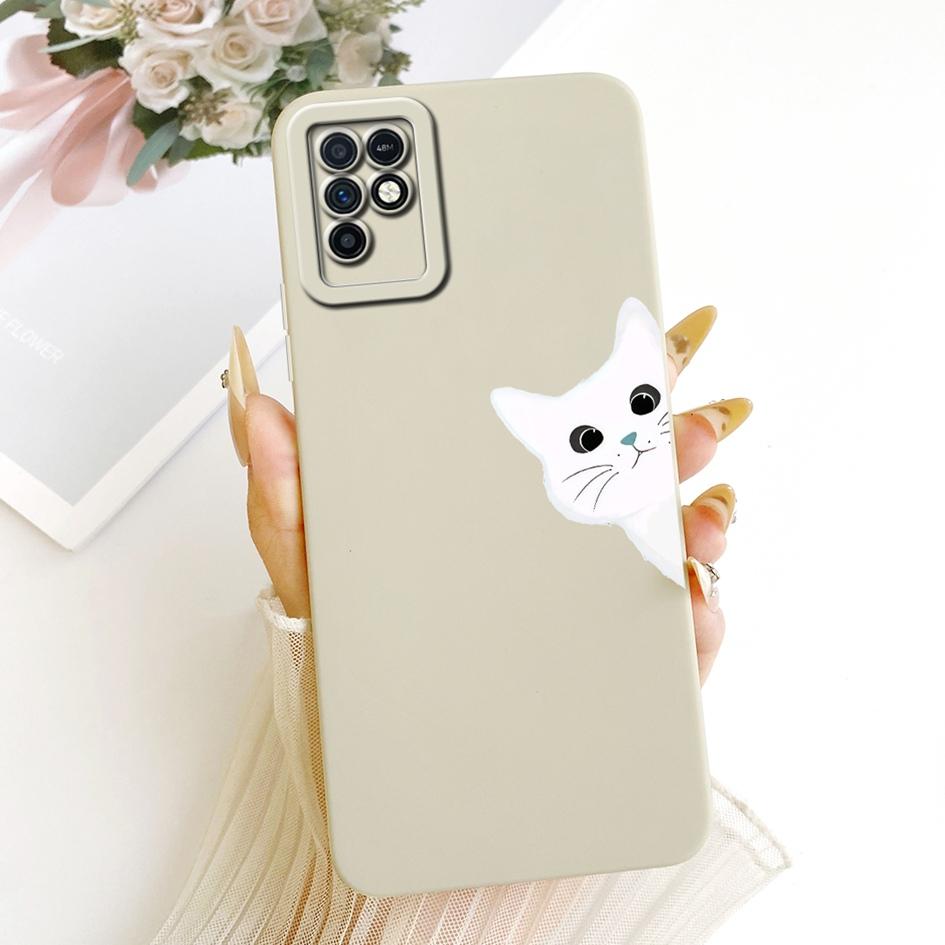 For Infinix Note 10 Case X693 Shockproof Silicone Cute Cartoon Cat Phone Cover For Infinix Note 10 Pro NFC X695 X695D X695C Capa