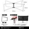 Deerest Container Stand Aluminum Container X-PANDA Accessory Folding Multi-Tool Box Stand Lightweight Compact Frame Storage Case Base Camping Outdoor