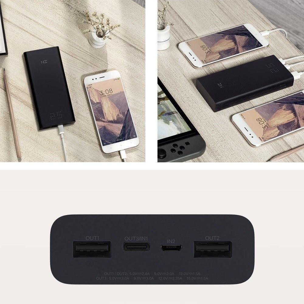 Buy ZMI Aura QB822 Power Bank 20000mAh 27W Supporting Quick Charge 4.0