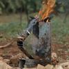 Foldable Stainless Steel Rocket Stove Outdoor Camping Wood Stove Portable Picnic Wood Burning Stove Hiking Barbecue Equipment
