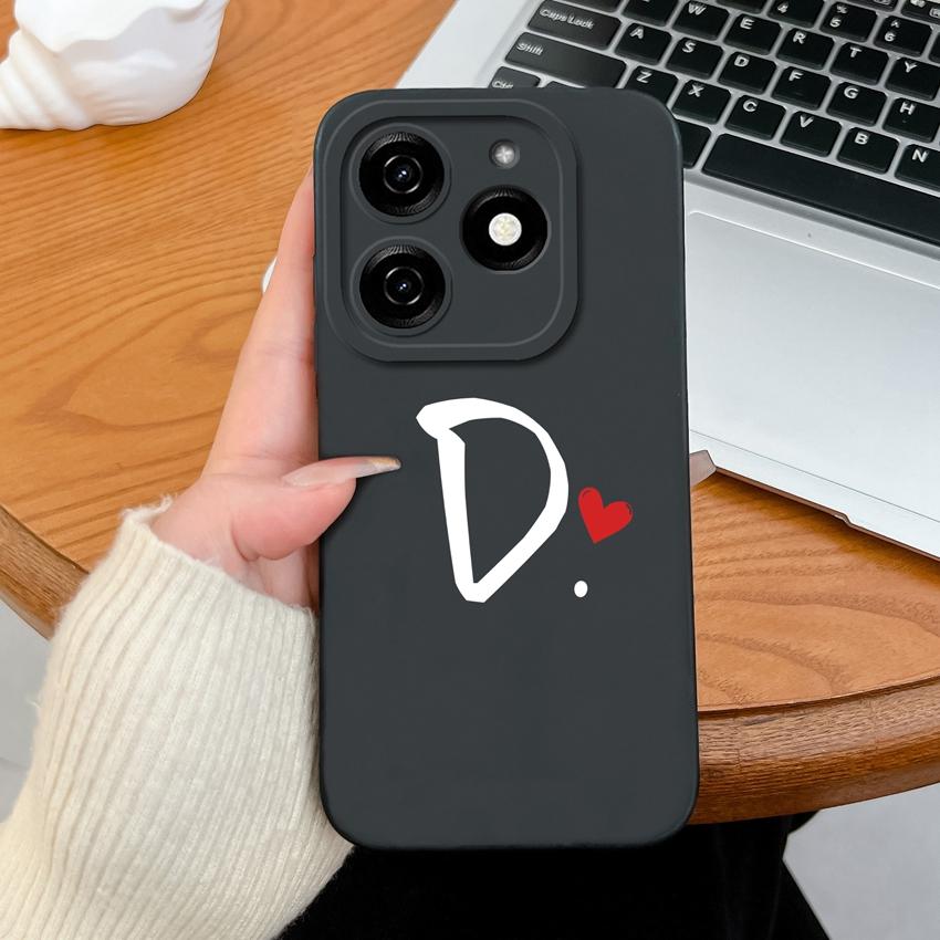 

Чехол для Tecno Spark 20 30 10 G0 1 2024 2025 Чехол для телефона Популярные узоры с буквами Тонкий матовый силиконовый Противоударный Защитный чехол для корпуса Infinix Tecno Spark 20 Pro+ 4G