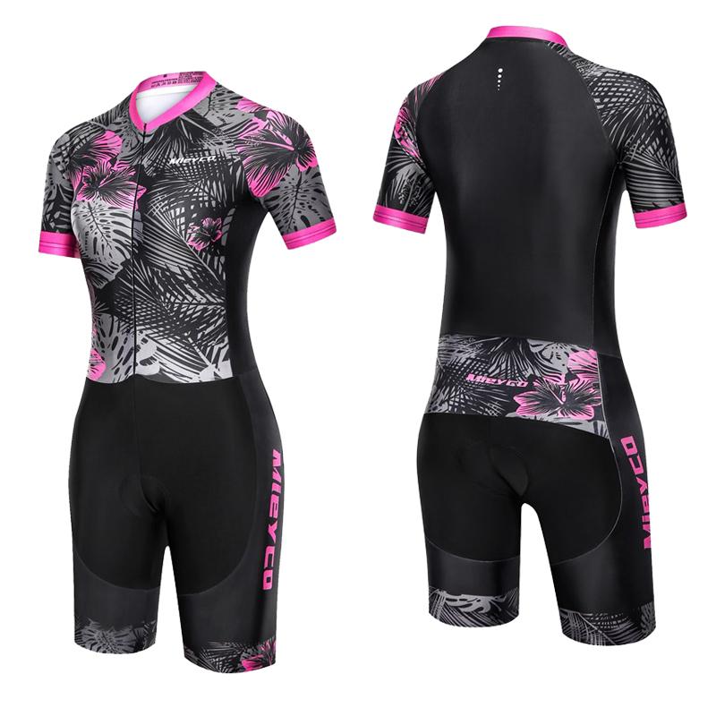 

Womem Short Sleeve Triathlon Race Suit Tri Sets Pro Team Jumpsuit Quick Dry Breathable Skinsuit 2026 Summer Breathable One-piece Cycling Suit Set S