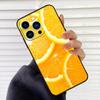 Summer Fruit Orange Phone Case For iPhone 16 15 14 13 11 12 17 Pro Max mini 15 16 Plus 16e 17 Air Cover Fundas