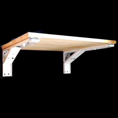 Tanner Large Folding Shelf Brackets, Jumbo 45, Set of 2