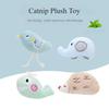 4Pack Cute Elephant Hedgehog Bird Shaped Plush Toy Hi Play Contains Catnip Cat Toys Interactive Pet Supplies