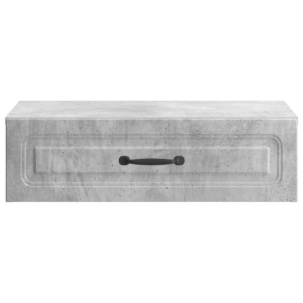 Wall Mounted Side Table Concrete Grey 59 x 34.5 x 17 cm