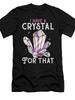 Unisex T-shirt I Have A Crystal for That Witch Witchcraft Tee T-Shirt Retro Casual Short-Sleeved T-Shirt with Round