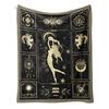 Regali Zodiaco Leone per Donne Tema Costellazione Lunare Coperta Plaid Decorazioni Astrologia Regali di Compleanno Leone Stregoneschi Coperte Gotici