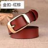 Women'S Belt Trendy Leather Cowhide Leather, Women'S Belt Decoration
