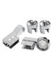 ABS Shower Holder Bath Hinge Brackets Precise Slope Dimensions ABS Chrome Plating Hinges Hinges For Shower Doors