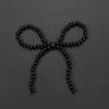 Handcrafted Beaded Bow Pearl Hair Clip & DIY Accessory