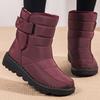 Snow Boots Woman Plush Women Booties Waterproof Ladies Shoes Flat Ankle Boots Fur Botas Mujer Women's Winter Shoes Boots