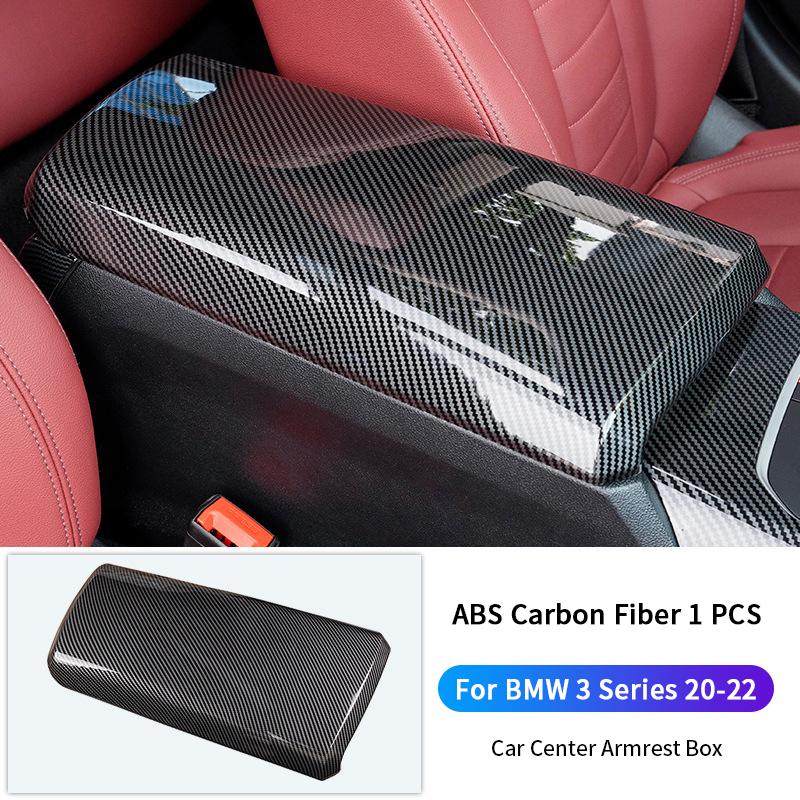 For BMW 3 Series G20 19-22 Carbon Fiber Color Center Gear Shift Panel Decorate Cover Shift Lever Panel Trim