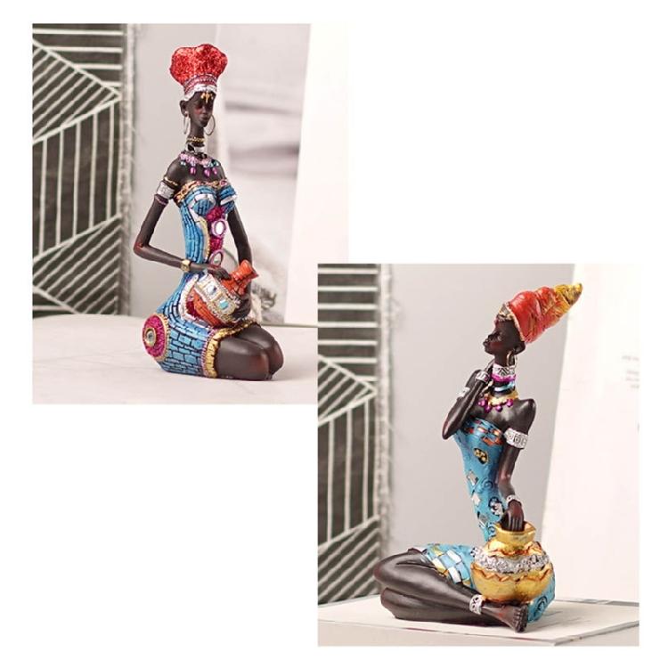 African Woman Figure Statues Woman Figure Girl Tribal Lady Figure Gift Giving