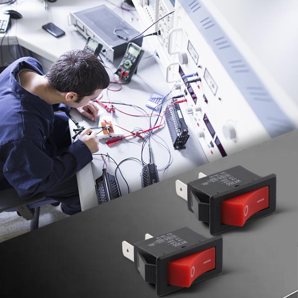 2-Pin Switch HY35C Pushbutton Switch Industrial Applications Industrial And Household Use Weather-Resistant For Air Compressor
