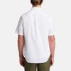 Timberland Soft Comfortable Casual Breathable Short Sleeve Shirt Men Shirts White A6AX8-A94