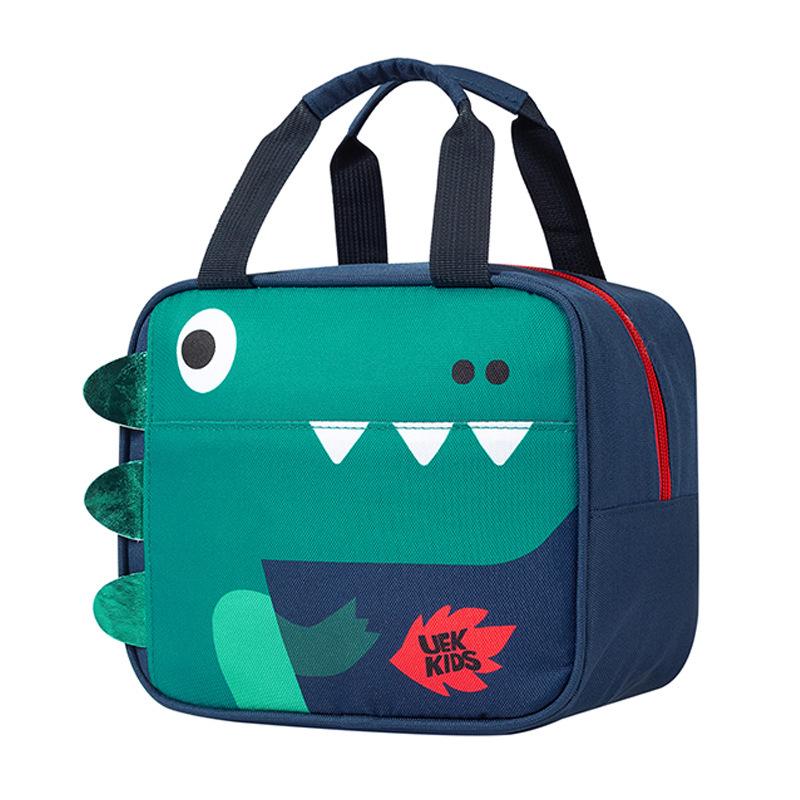 Kids Cartoon Unicorn Dinosaur Lunch Bag with Logo - In Stock
