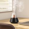 Essential Oil Diffuser, Cool Mist Humidifier for Home, 150ml Aroma Diffuser with Flame Effect LED Light, Auto Shut Off Quiet Humidifier for