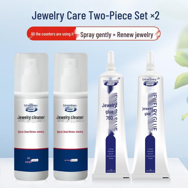 Jadeklister: Klar, spårlös lim för ringar, smycken, pärlor, örhängen, bärnsten och vax.