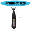 No Tie Polyester Necktie For Men And Women Lightweight Practical Unisex Accessory For Office Or Casual Outfits