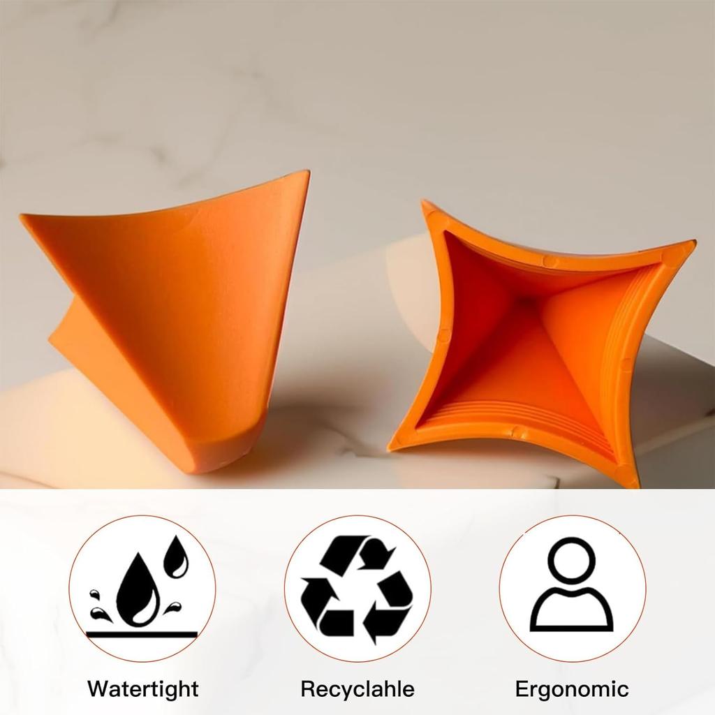 Silicone Caulking Tool Set,Caulking Tools,Reusable Caulk Finishing Tool,Silicone Applicator for Kitchen,Bathroom,Floor and Wall(2 PCS)