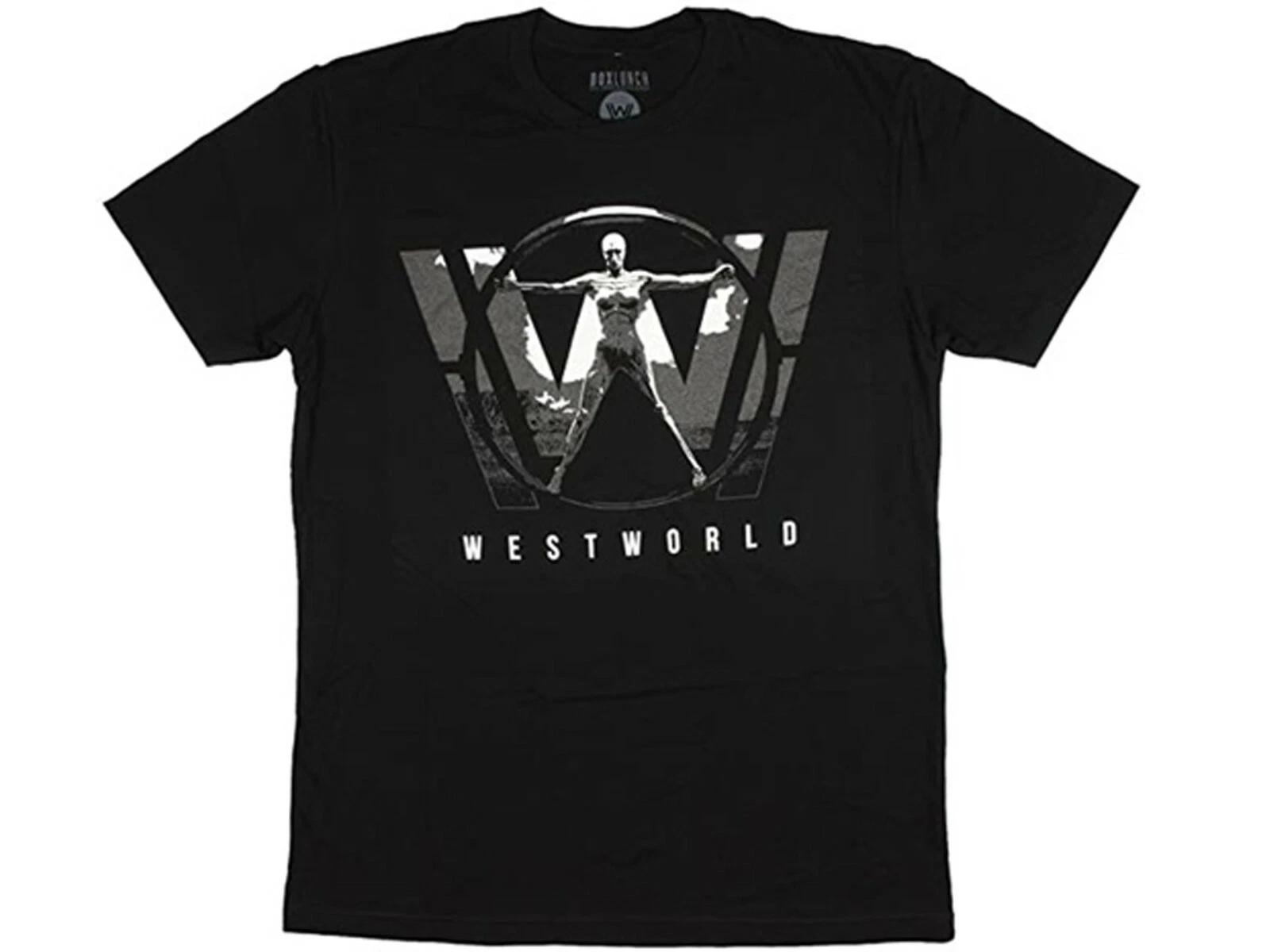 Westworld Men s Vitruvian Woman Logo T-shirt NEW S