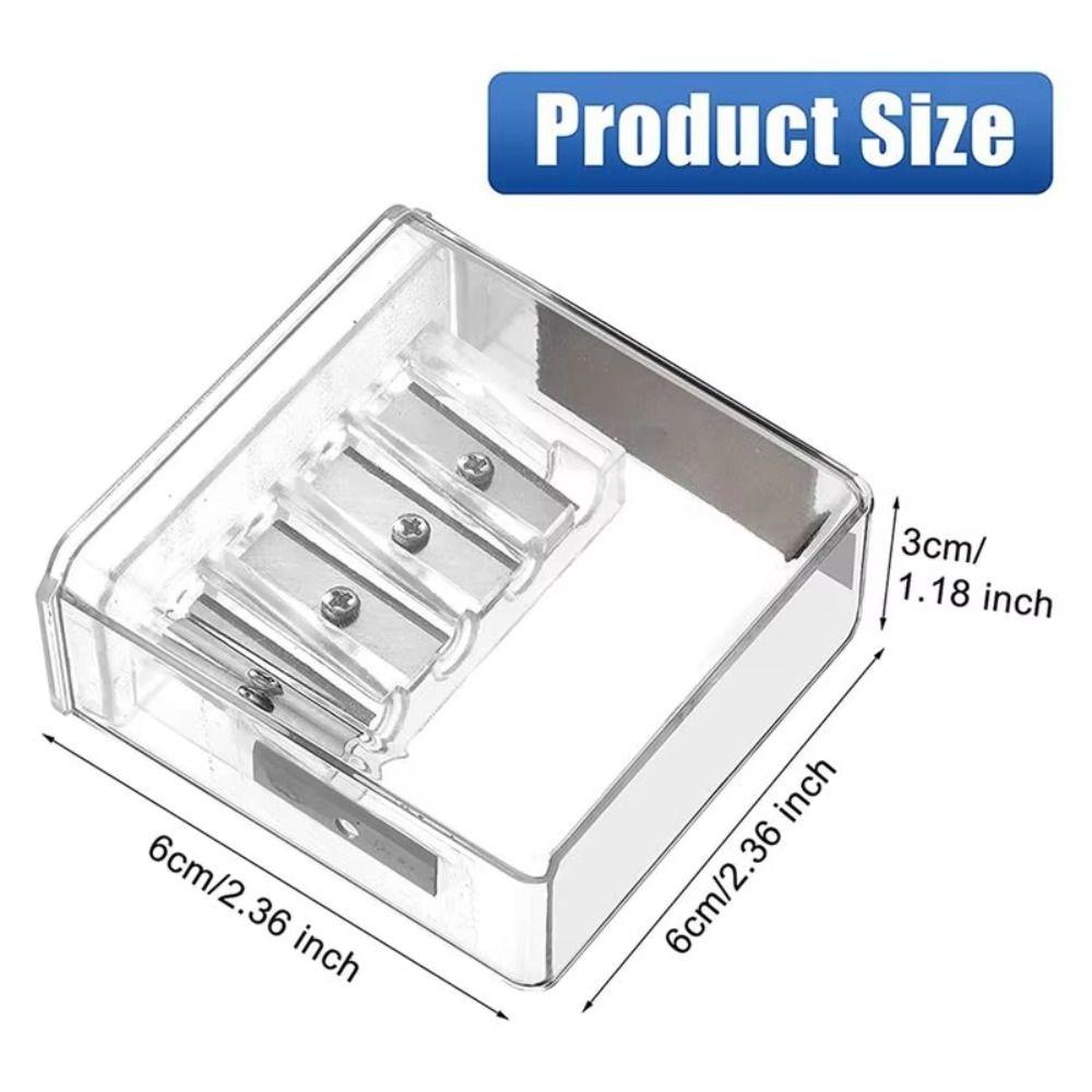 4 Holes Pencil Sharpener Multi-functional Sketching Students Manual Sharpener  Sketching Use