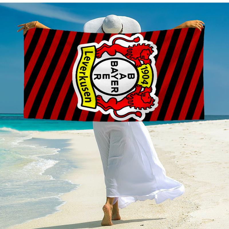 Ultra-Soft Beach Towel with Bayer Leverkusen Theme,Ideal for Pool - Camping, Diving - Perfect Travel Essential, Vibrant Beach Towel.