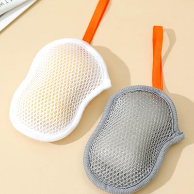 Rede de Espuma de Sabão Saco de Sabão para Banho, Lavagem Facial e Gel de Banho - Design de Malha Durável com Alça Ergonômica, Para Limpeza, Dispensador de Sabão