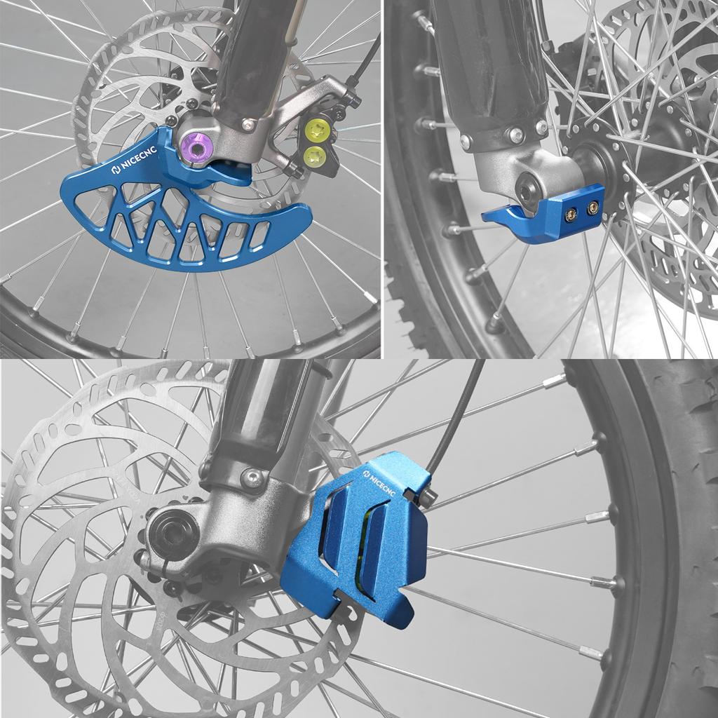 NICECNC Front Brake Disc Guard & Brake Caliper Guard For Surron Light Bee X Light Bee S L1E Segway X160 X260 Sur-ron Bike Parts