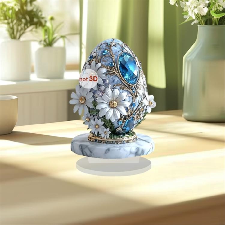 Bunnies Figurines Easters Decoration Table Centerpieces Acrylic Easters Eggs Rabbit Statue Rabbit Sculpture Home Decors