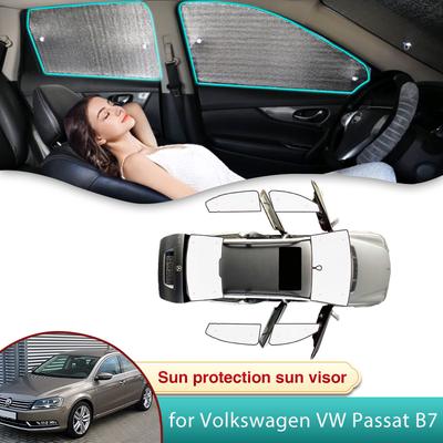 Full Car Sun Shade For Volkswagen VW Passat B7 2011 2012 2013 2014 Accessories Sunshade Windshield Side Window Privacy Shading