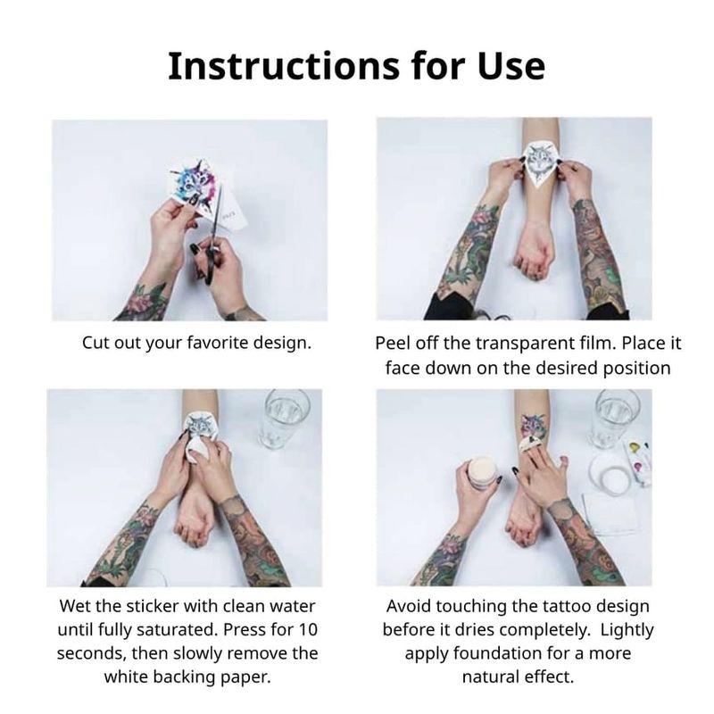 Miumi - Halloweenová zdravotnická obličejová make-up nálepka / Sada