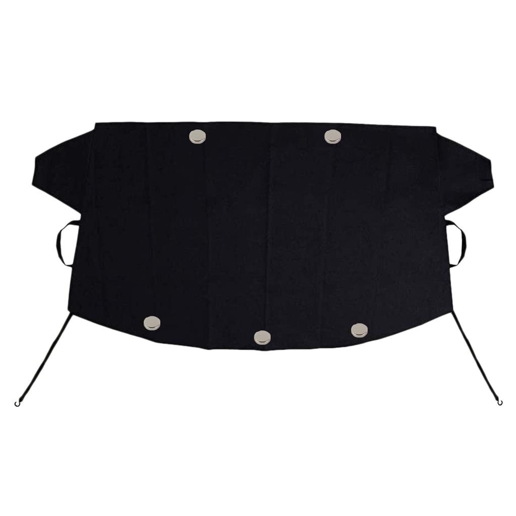 Windshield Cover for Ice and Snow, 600D Oxford Fabric Waterproof Magnetic Windshield Protector for
