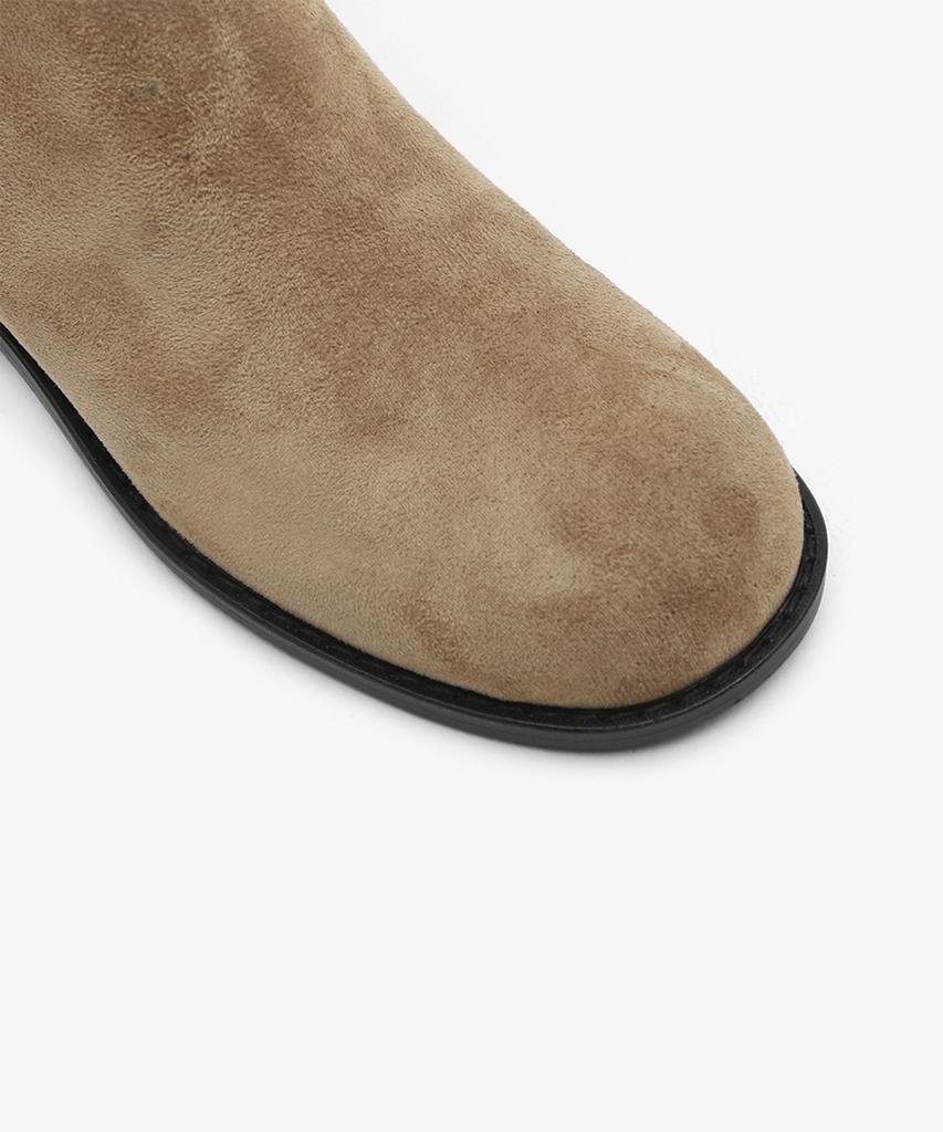 Sappun Jade Round Suede Long Boots (3.5Cm)
