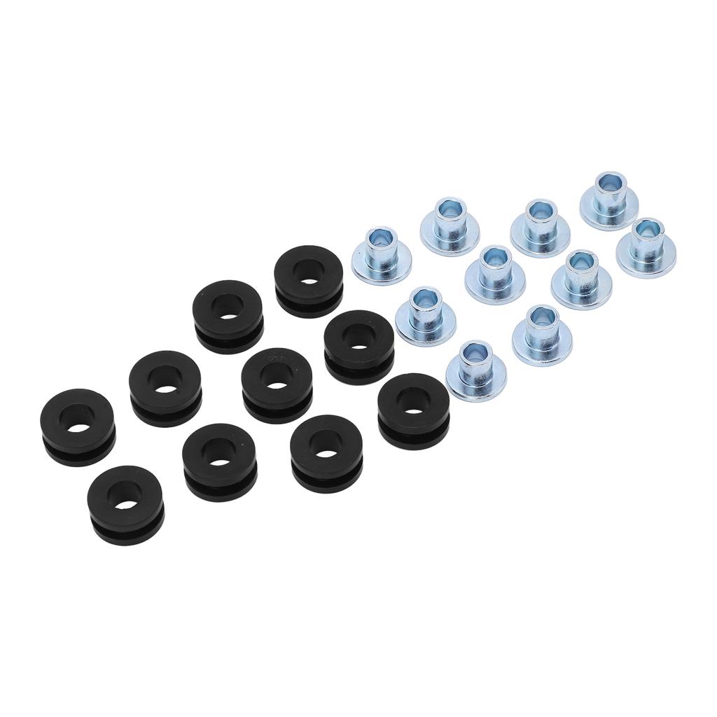 10 Sets Motorcycle Grommets Bolt Kit Rubber Metal Fairings Accessories Replacement for Suzuki