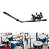 Metal Cowbell Holder L Rod Drum Stand Clip Adjustable Cowbell MountIng Bracket Clamp Musical Instrument Accessories