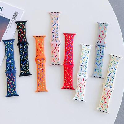 Pride Edition pasek do paska do zegarka Apple 44mm 45mm 40mm 38mm 42mm 44 MM pasek gumowy bransoletka iWatch seria SE 3 4 5 6 7 8 ultra 49mm