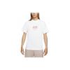 T Shirts Men's White Crew Neck Moderate Straight Fit DR5756-100