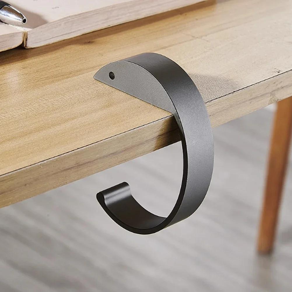 Punch-free Desk Edge Hook Adjustable Gaming Headset Desk Hanger Backpack Storage Hanging Hook Holder  Home Office Organizer