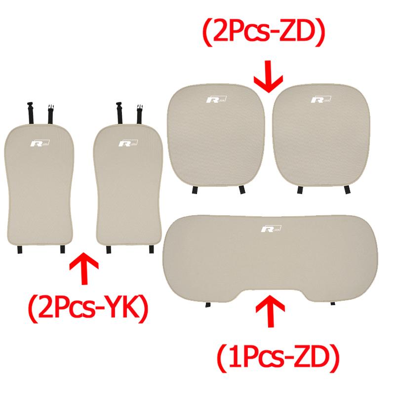 Voor VOLKSWAGEN VW Volkswagen Autostoelhoes IJszijde Kussen Beschermkussentjes Voor VW GTI Polo Golf Passat Tiguan Arteon Touareg CC