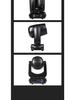 200W LED Thunder Cannon Moving Head Light - Colorful Rotating Beam for KTV Performance