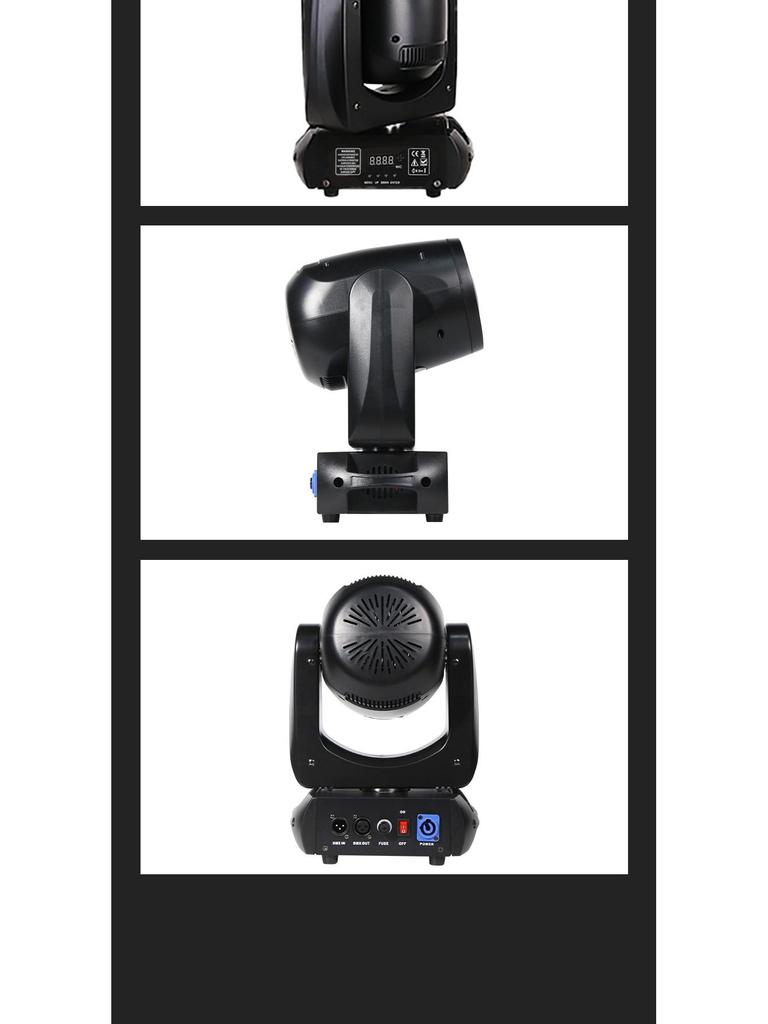 200W LED Thunder Cannon Moving Head Light - Colorful Rotating Beam for KTV Performance