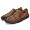 Mocasines de hombre Zapatos de conducción Pisos cómodos Zapatos casuales sin cordones Zapatos de cuero de talla grande para hombres de gran tamaño