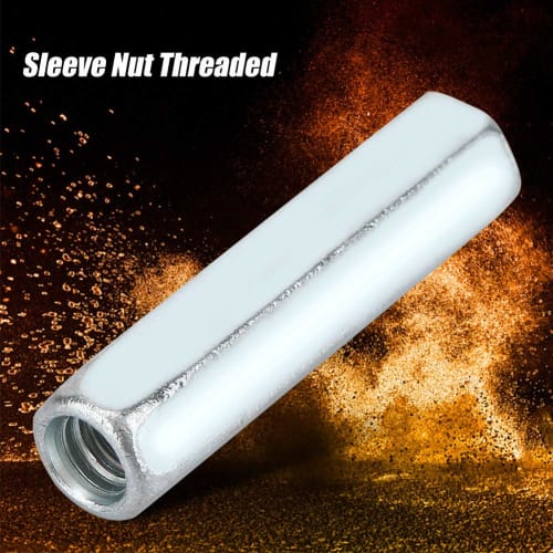 M6 Nuts, Coupling Nuts, 5-Piece Set, M6*40 Long Rod Nuts, Hex Sleeve Nut Standoffs, Threaded Fasteners