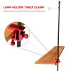1 pz Morsetto da tavolo in lega di alluminio per lampada Facile da usare Clip porta lampada a sospensione per esterni per torce
