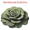 Special-shaped Sunflower Carpet Soft Absorbent Flower Carpet 60x60cm Non-slip Door Gasket for Living Room Tea Table Bedside