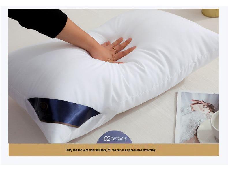 Luxury Hotel-Quality Pillowcase & Neck Support Pillow Set - Pair Pack for Better Sleep